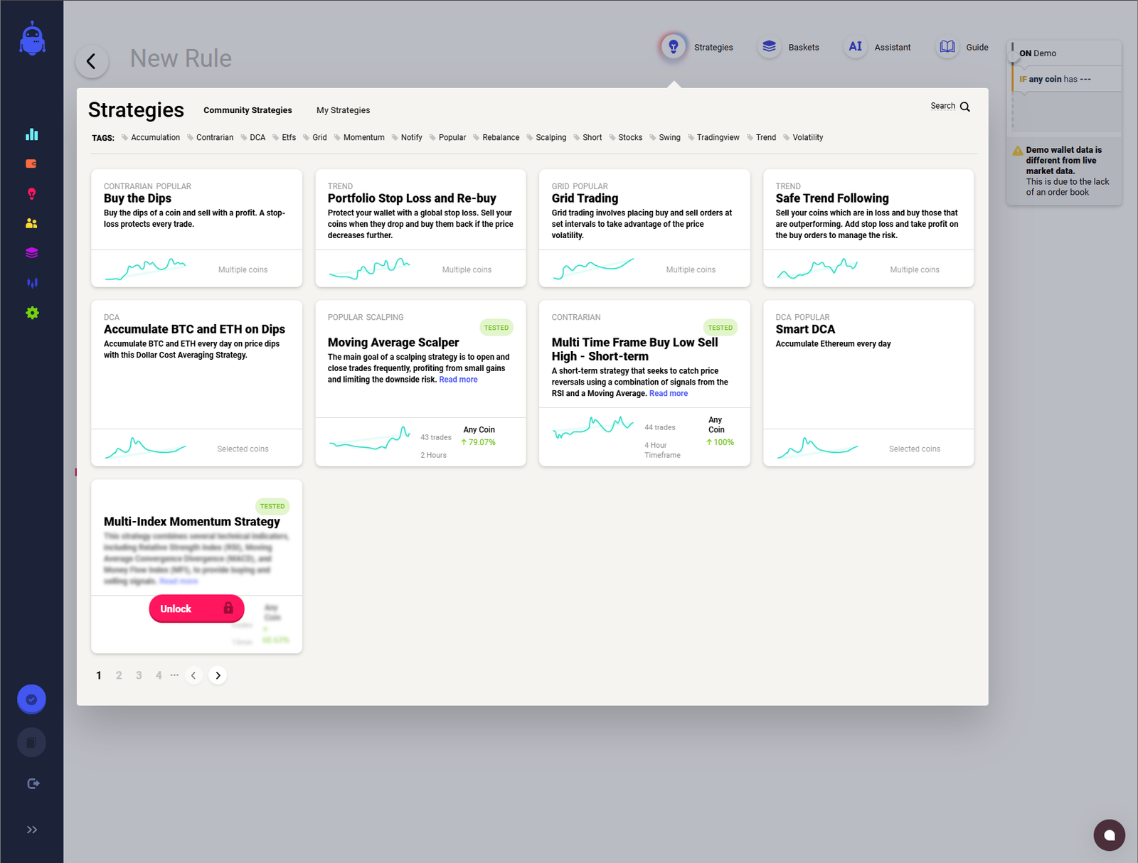 Coinrule platform screenshot 03