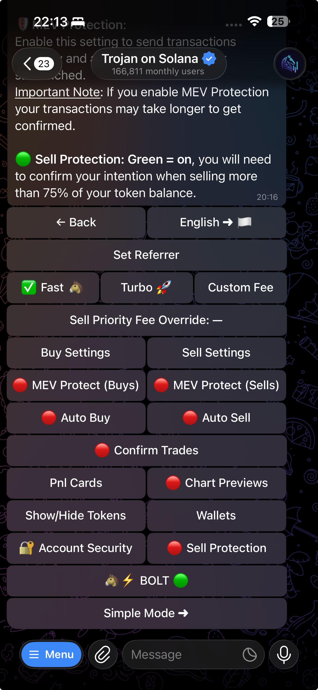 TrojanBot platform screenshot 03
