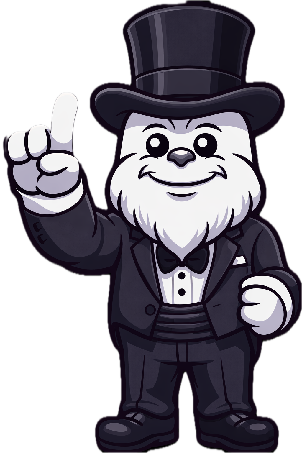 Yeti Crypto Bazaar tuxedo mascot