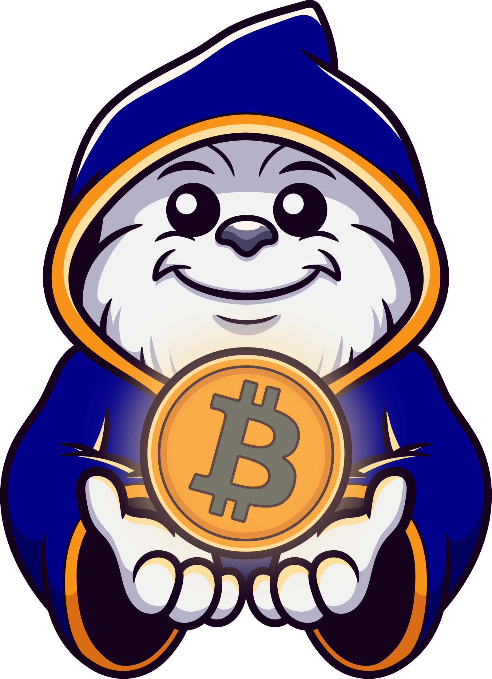 Yeti Crypto Bazaar monk mascot